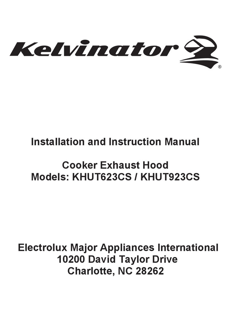Kelvinator KHUT623CS Installation and instruction manual