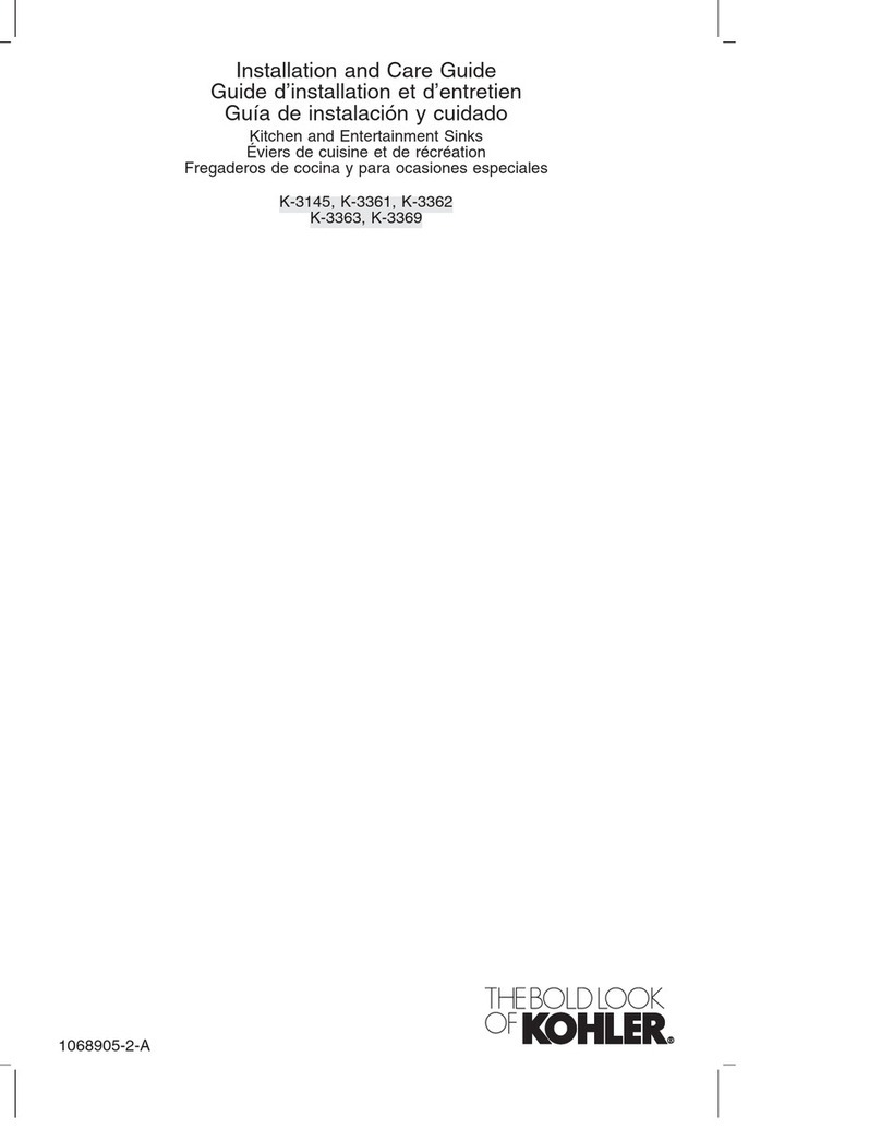 Kohler K-3145 Assembly instructions