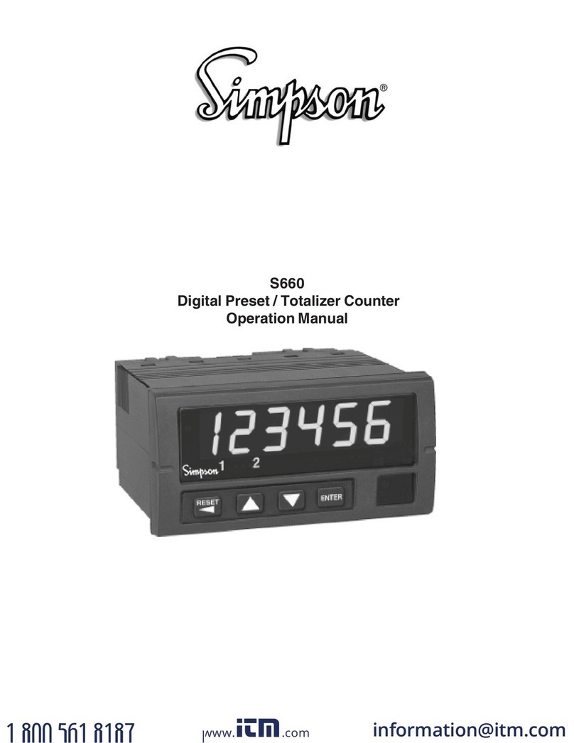Simpson S660 User manual