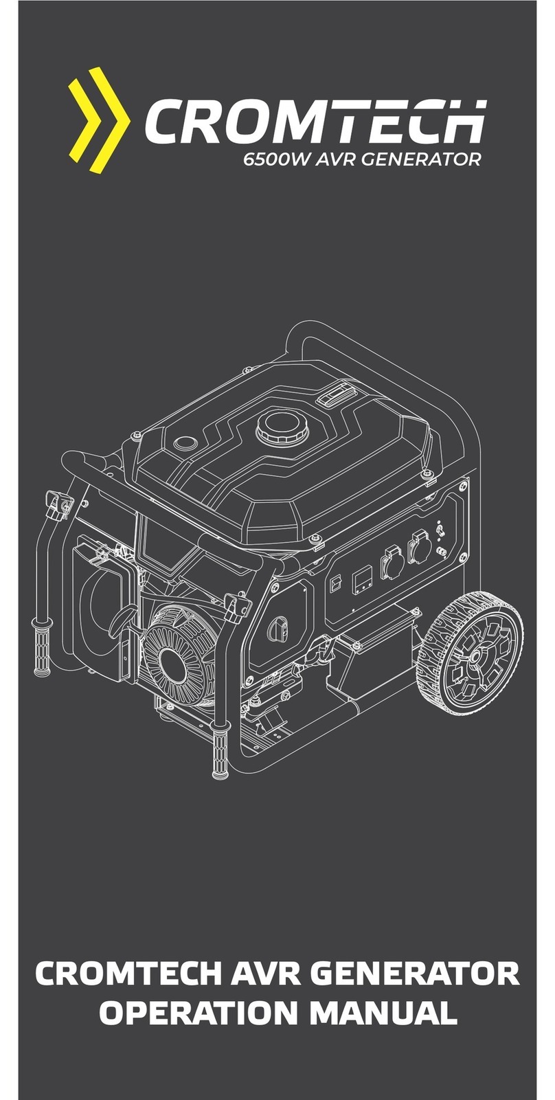 Cromtech TG6500VE Operation manual
