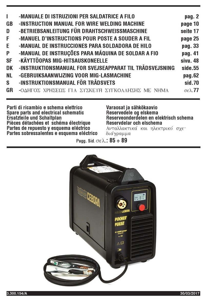 Cebora Pocket Pulse User manual