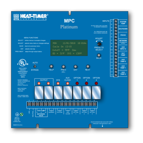 heat-timer MPC Platinum User manual