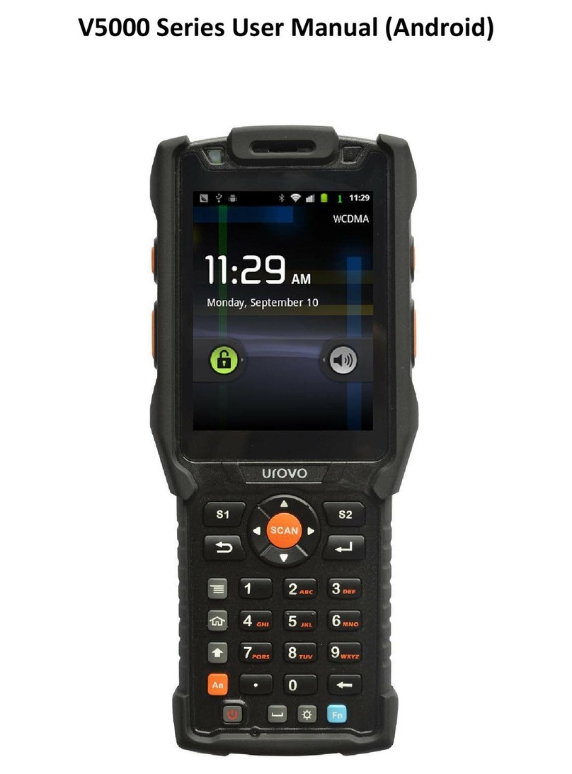 UROVO V5000 Series user manual
