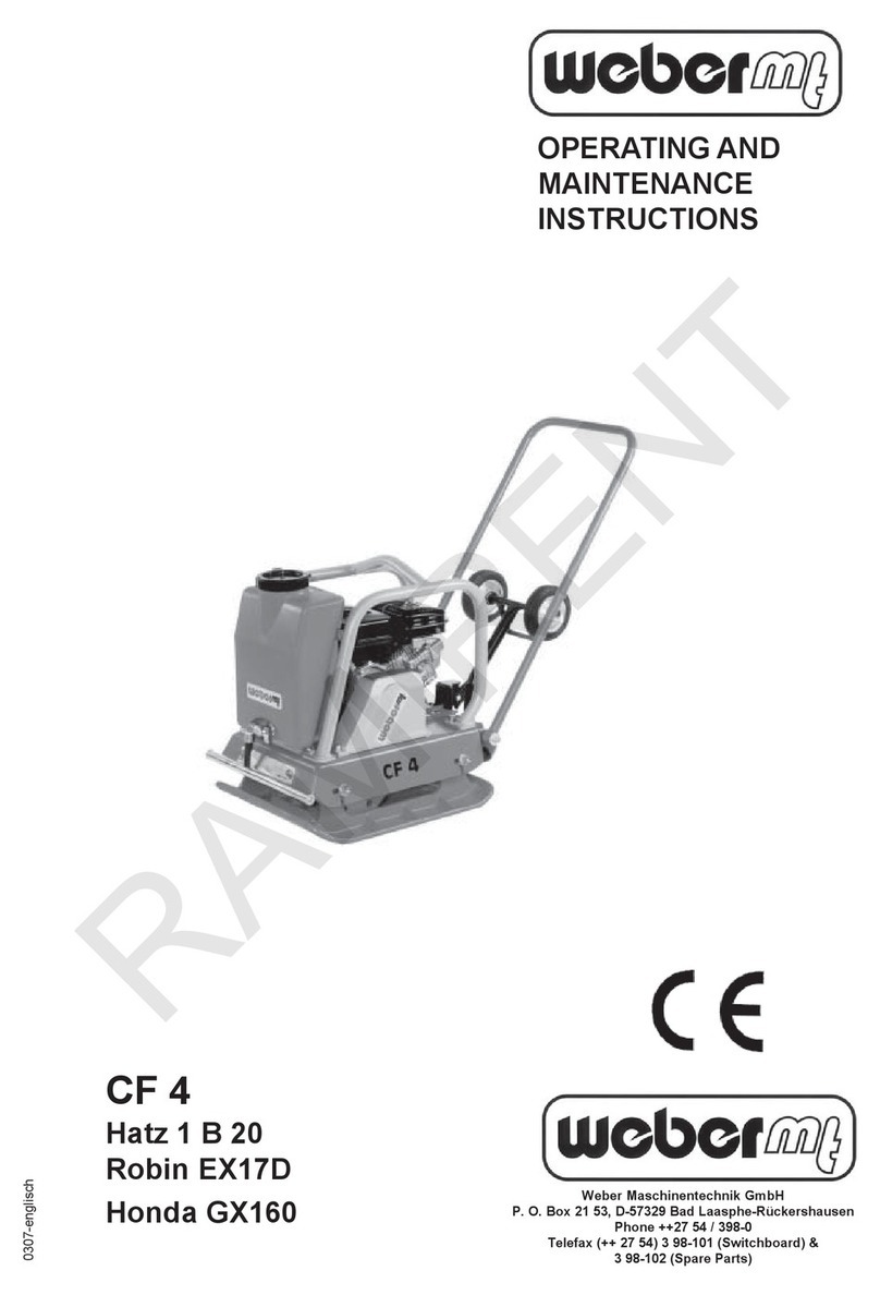 Weber mt CF 4 Manual