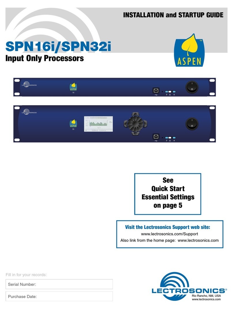 Lectrosonics SPN16i Installation manual