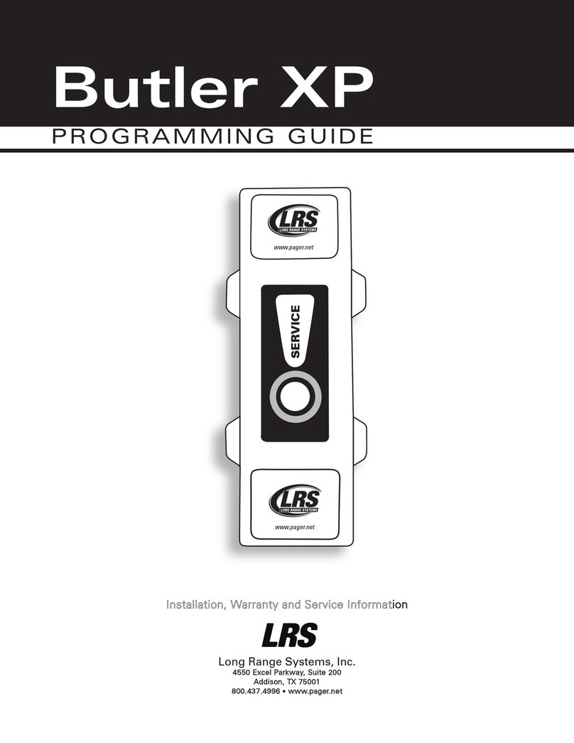 Long Range Systems Butler XP Operating instructions