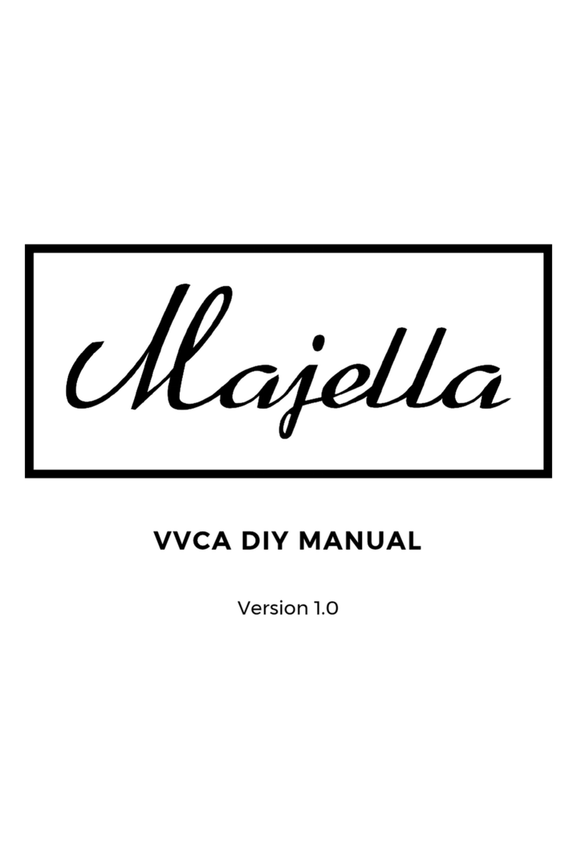 Majella audio Velocity Voltage Controlled Amplifier DIY Manual