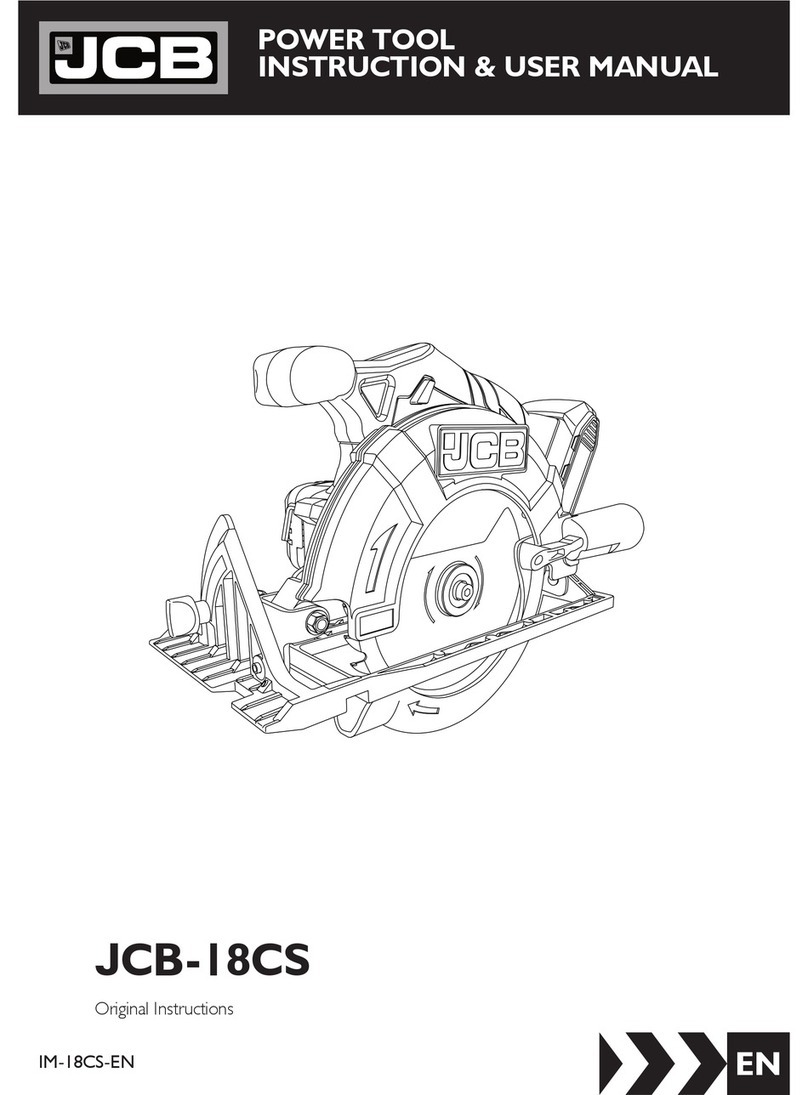 jcb JCB-18CS Instructions & user's manual
