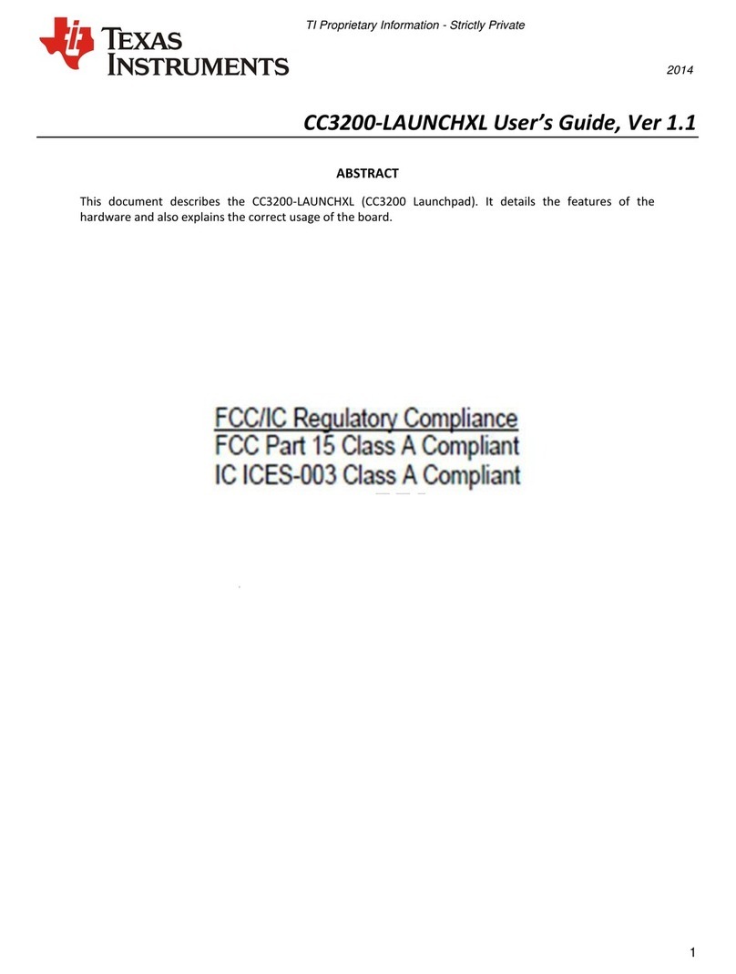 Texas Instruments SimpleLink CC3200 Wi-Fi User manual