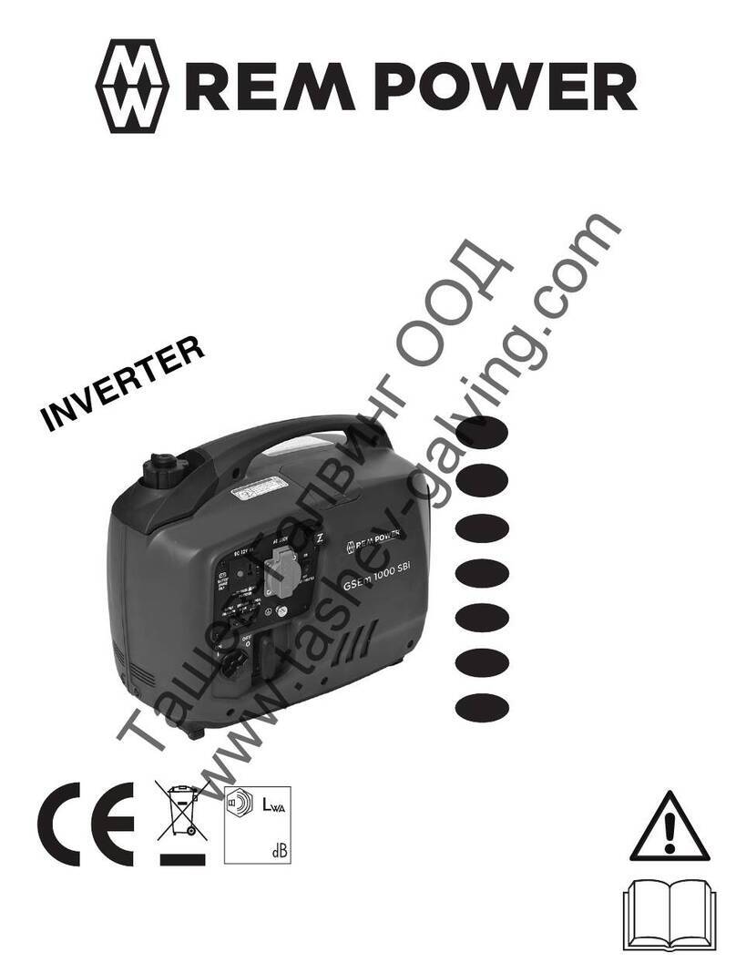 REM POWER GSEm 1000 SBi owner's manual