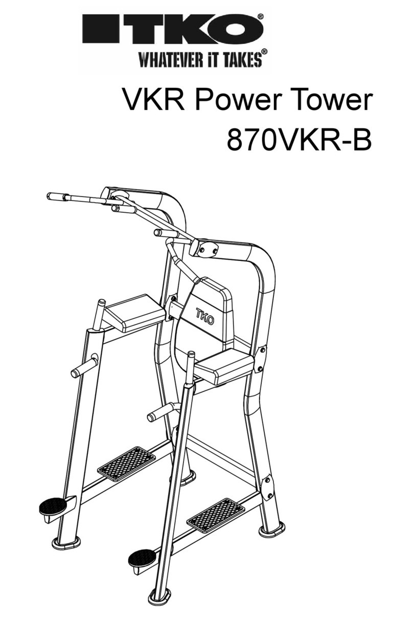 Tko Sports Group 870VKR-B Assembly manual