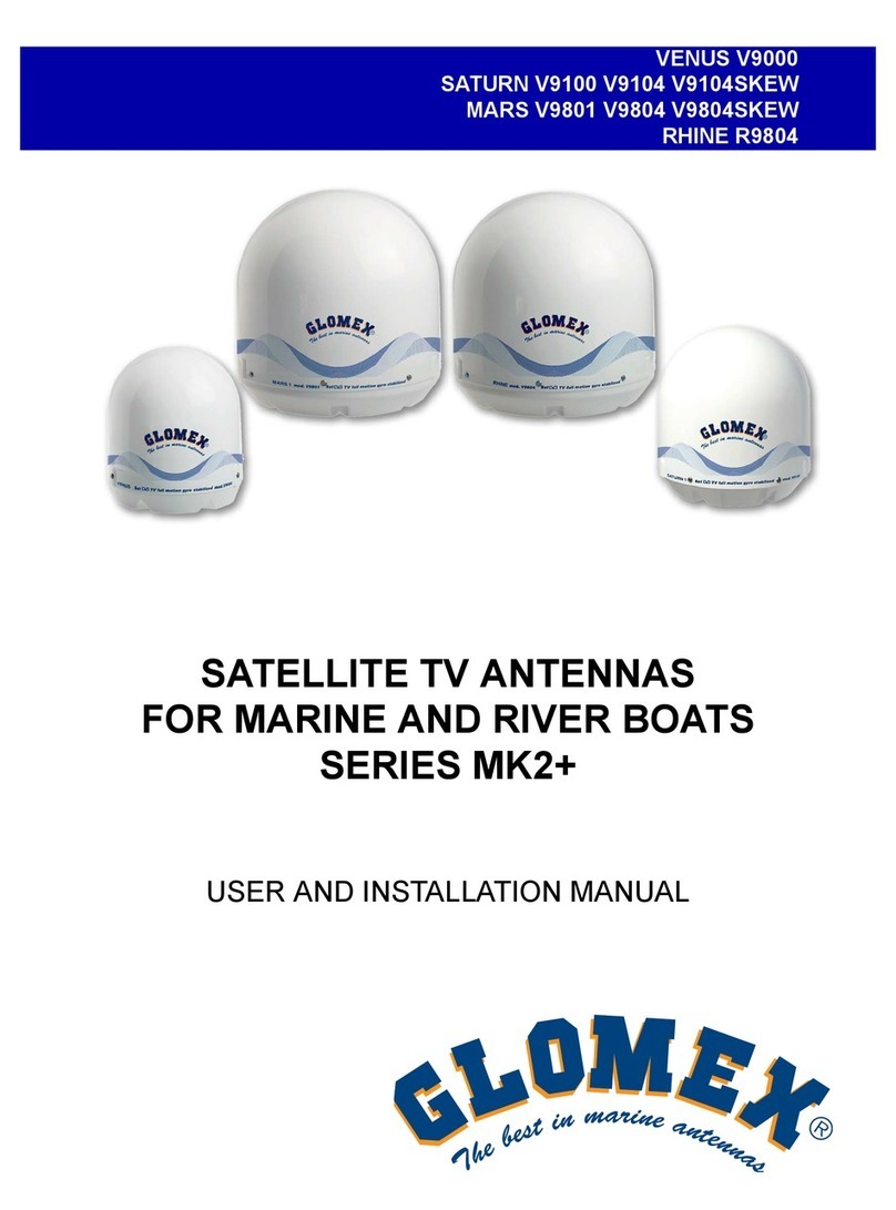 Glomex VENUS V9000 User and installation manual