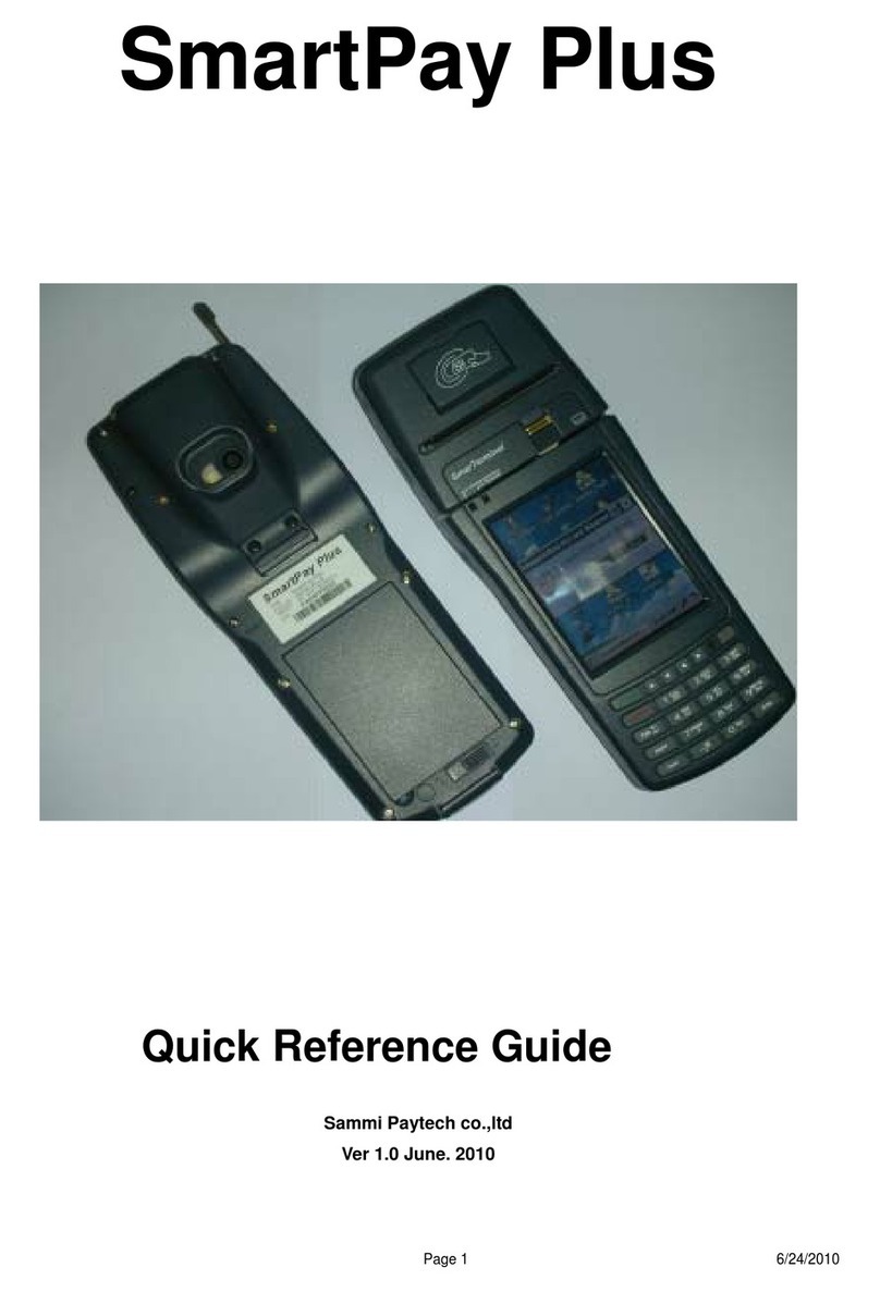 Sammi Paytech Sammi Paytech SmartPay Plus User manual