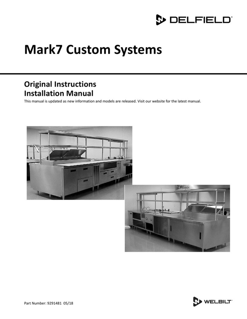 Delfield Mark7 installation manual
