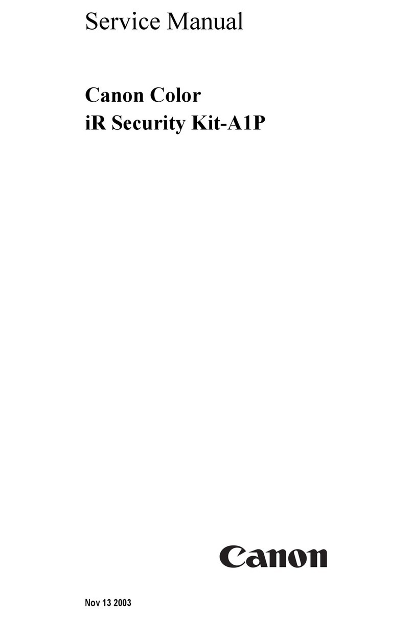 Canon Color iR Security Kit-A1P User manual