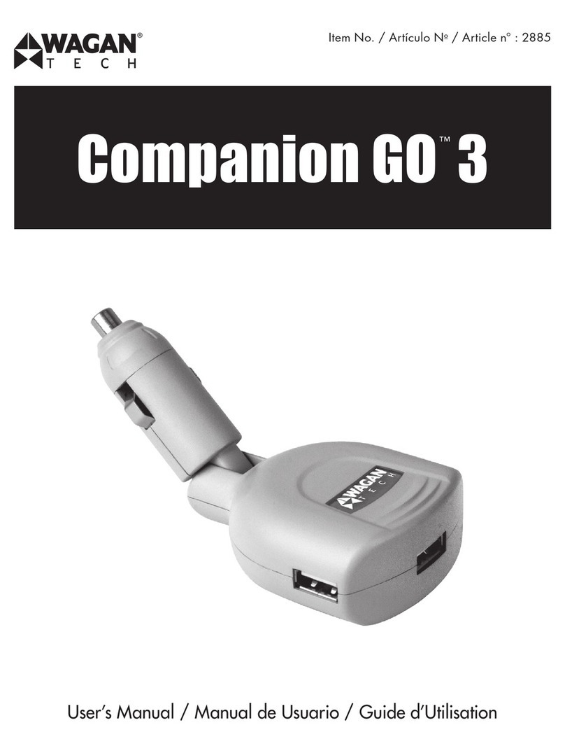 Wagan TravelCharge Companion GO 3 User manual