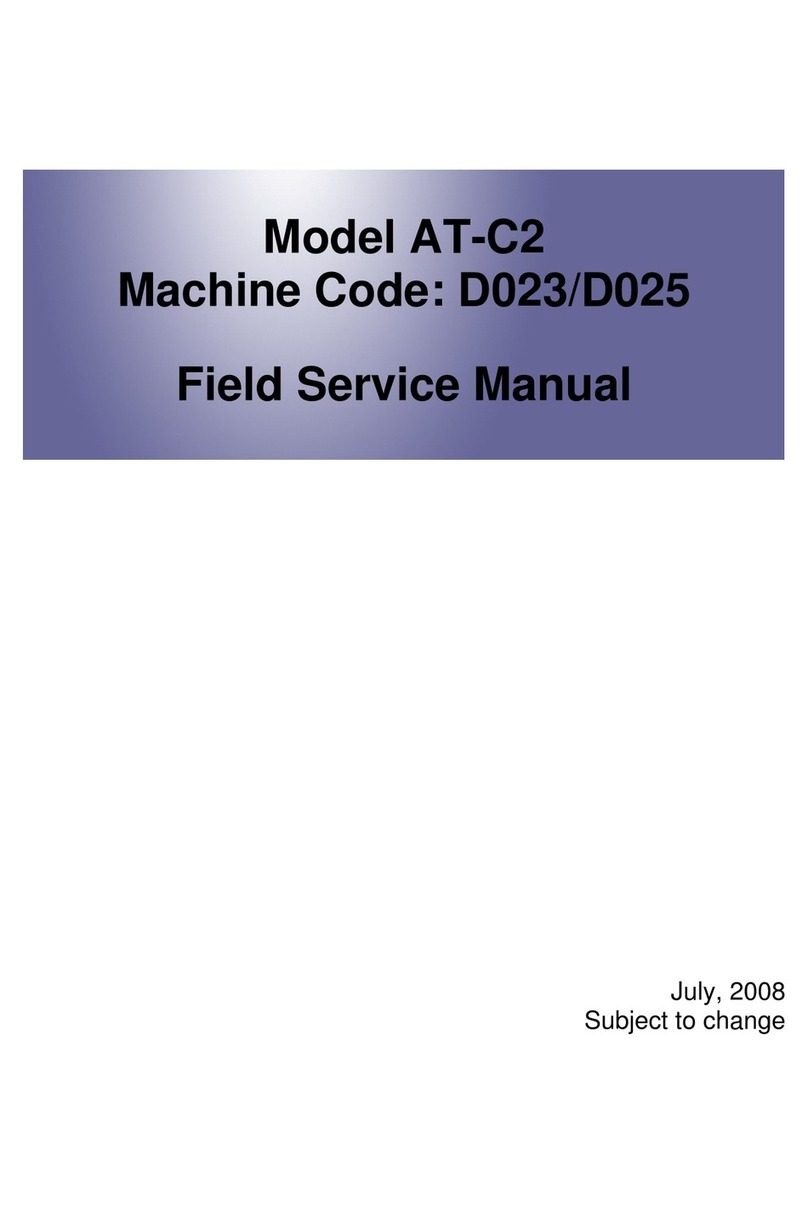 Ricoh MPC 2800 AT-C2 Quick start guide