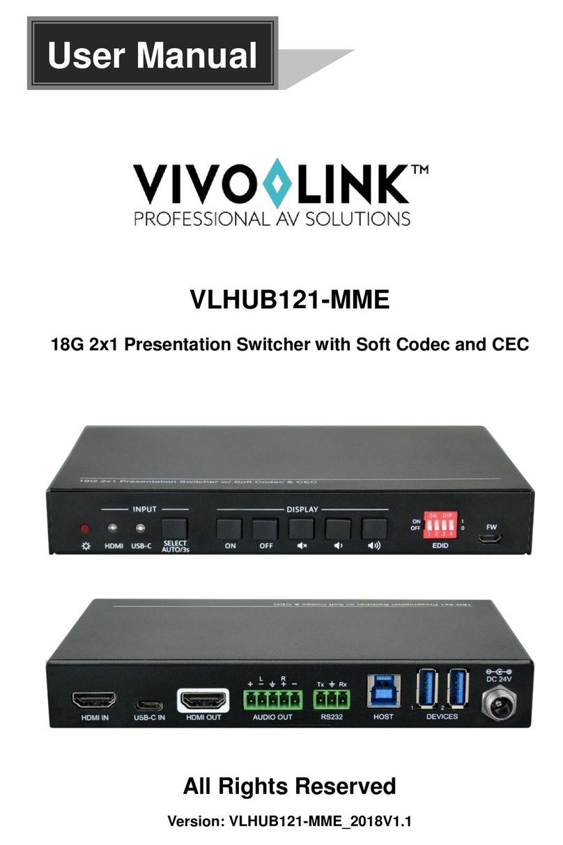 Vivo Link VLHUB121-MME user manual