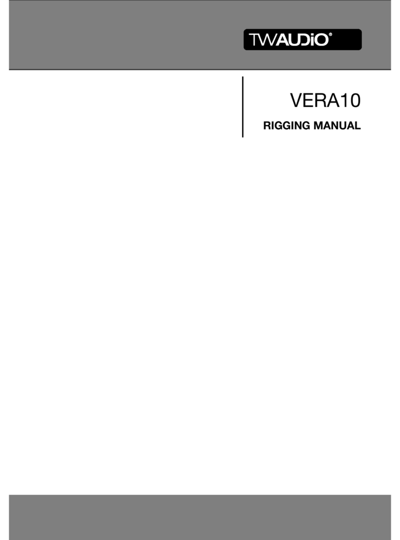 TW Audio VERA10 Rigging manual TW Audio VERA10 Rigging manual