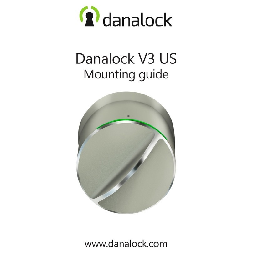 danalock V3 US Installation instructions manual danalock V3 US Installation instructions manual