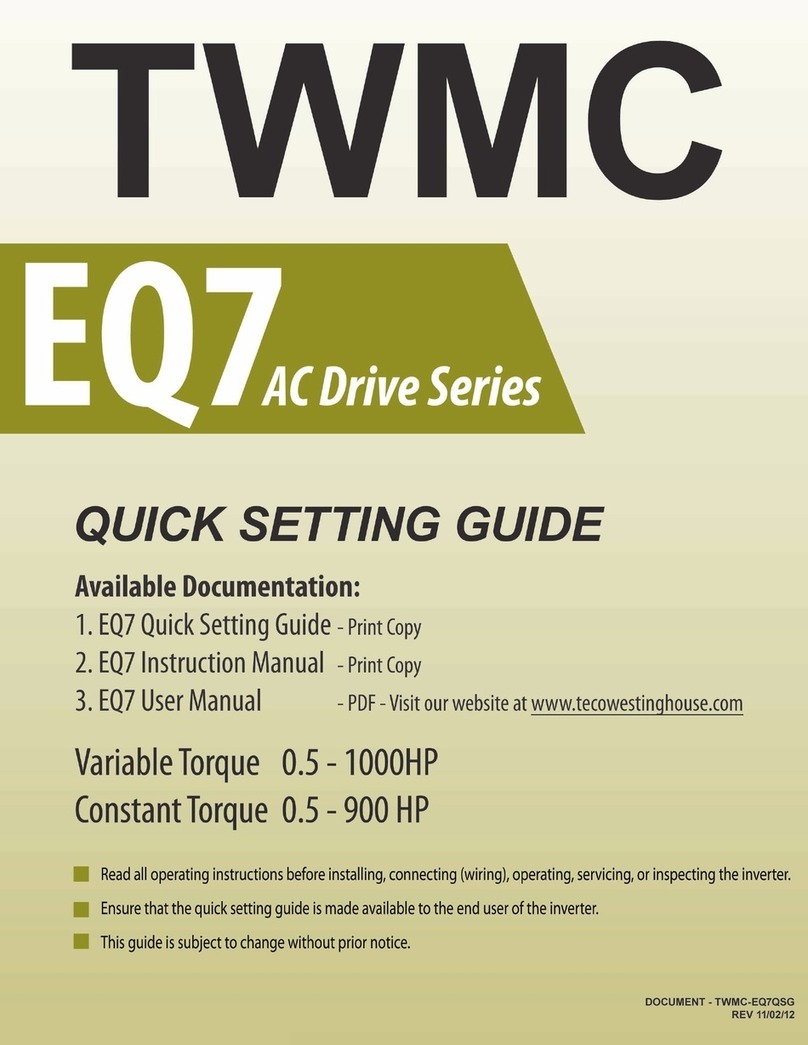 TECO-Westinghouse EQ7 Series instruction manual