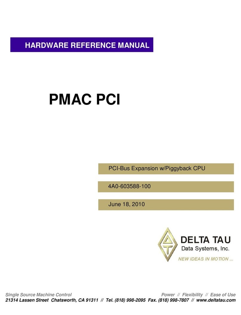 Delta Data Systems PMAC PCI Hardware reference manual