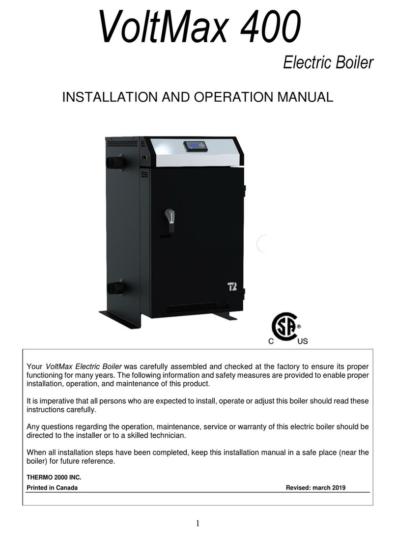 THERMO 2000 VoltMax400 Installation and operation manual