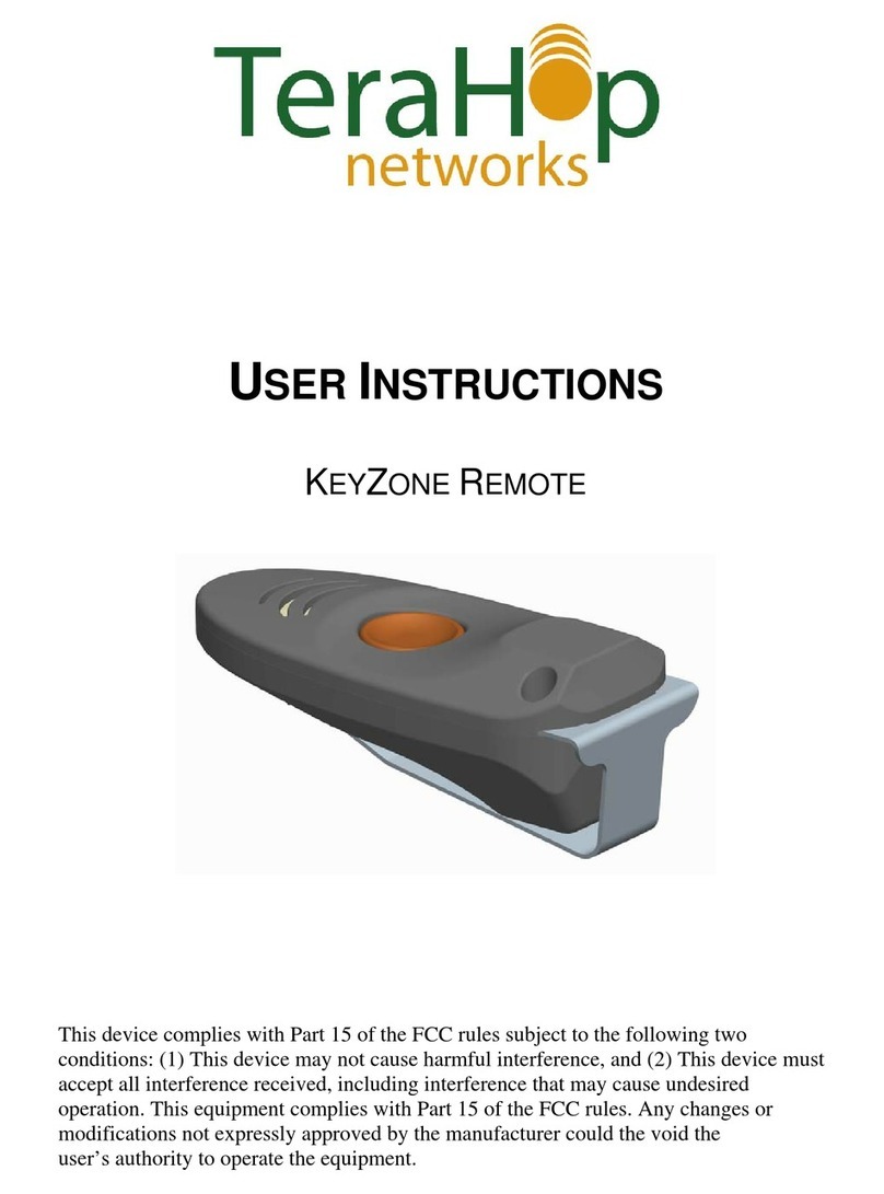 TeraHop KEYZONE User instructions