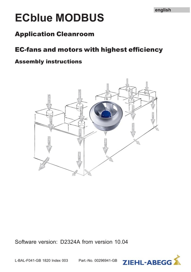 ZIEHL-ABEGG ECBLUE MODBUS User manual