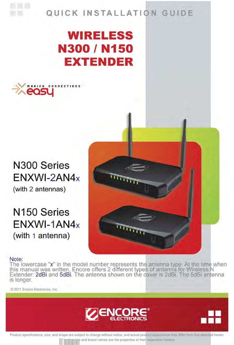 Encore N300 Series Quick installation guide