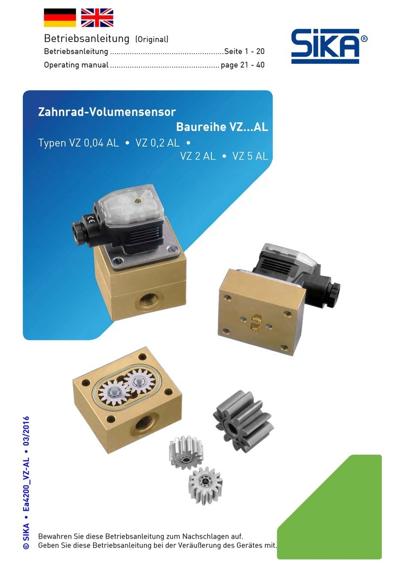 SIKA VZ...AL series User manual