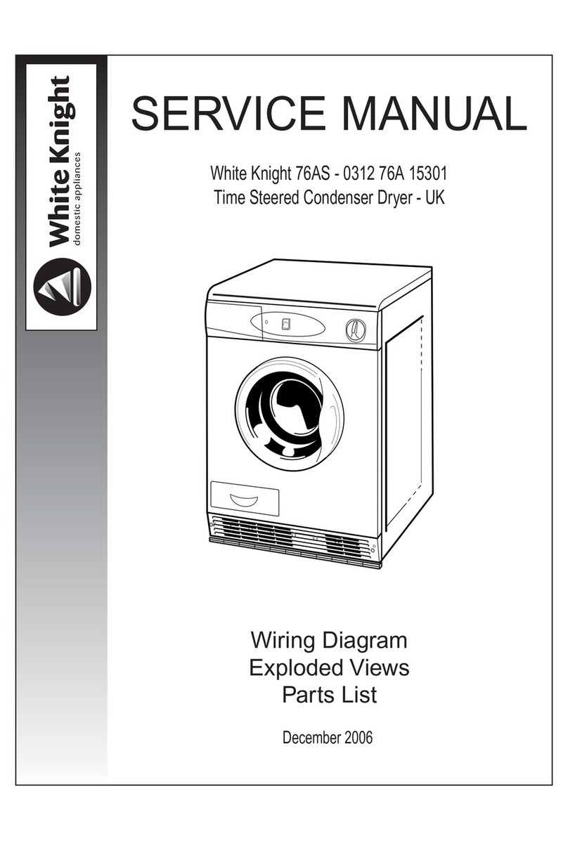 White Knight 76AS User manual