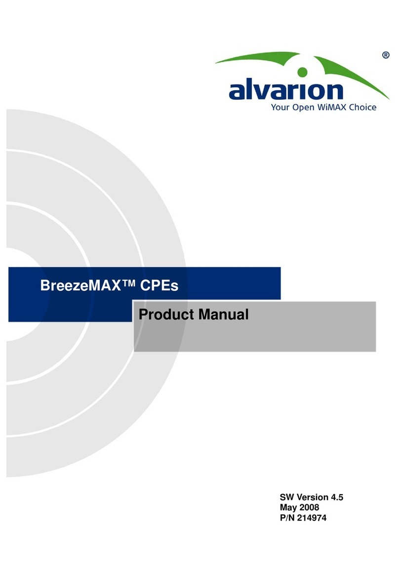 Alvarion BreezeMAX PRO-S CPE product manual