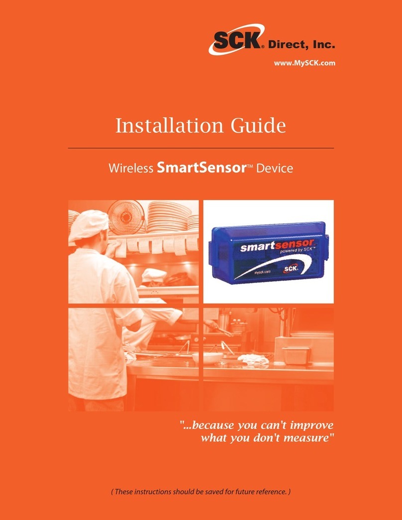 SCK Direct, Inc. SmartSensor installation guide