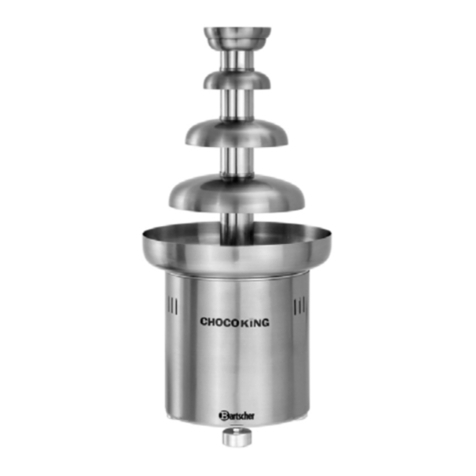 Bartscher CHOCO KING 900.002 instruction manual