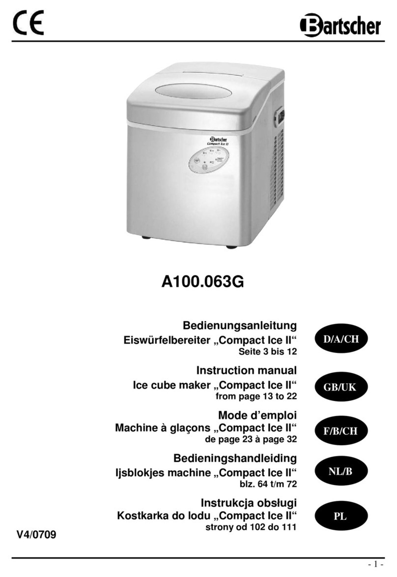 Bartscher Compact Ice II A100.063G User manual