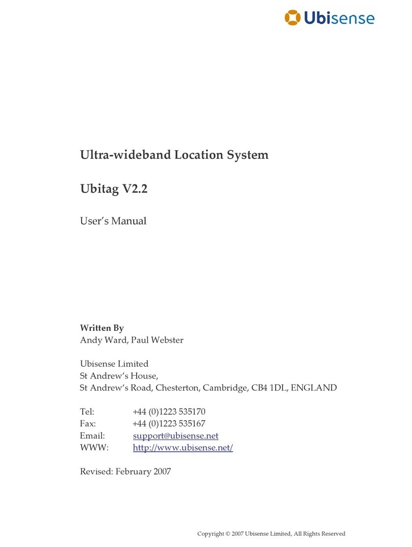 Ubisense Ubitag V2.2 user manual