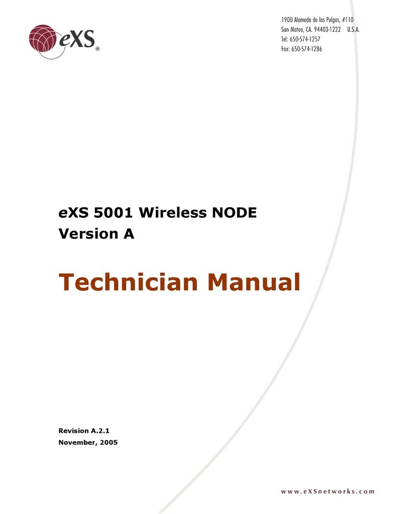 EXS 5001 Wireless NODE Technician manual EXS 5001 Wireless NODE Technician manual