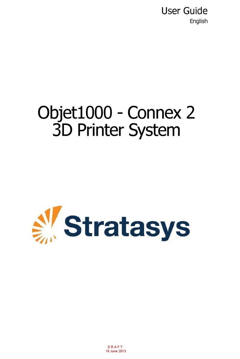 Stratasys Objet1000 Connex 2 User manual