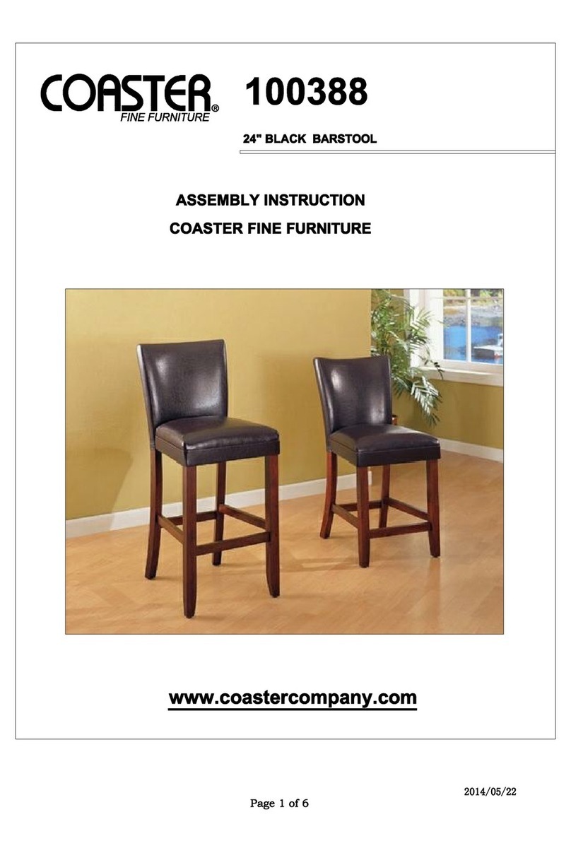 Coaster 100388 Assembly instructions
