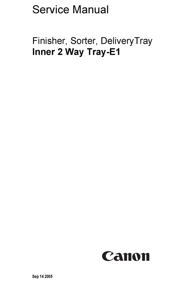 Canon Inner 2 Way Tray-E1 Service manual