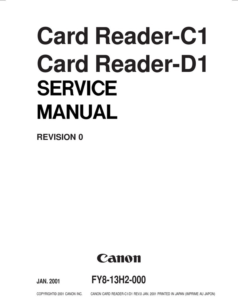 Canon Card Reader-C1 Service manual