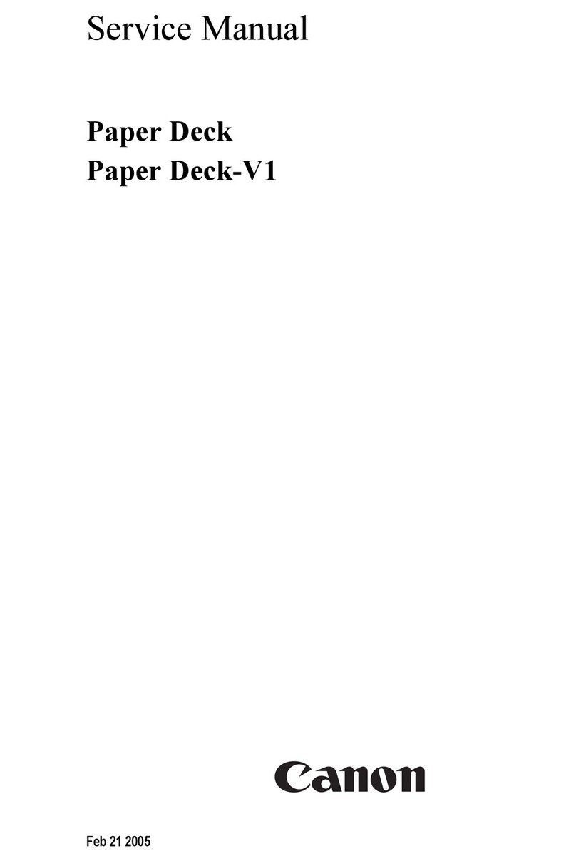 Canon Paper Deck-V1 Service manual