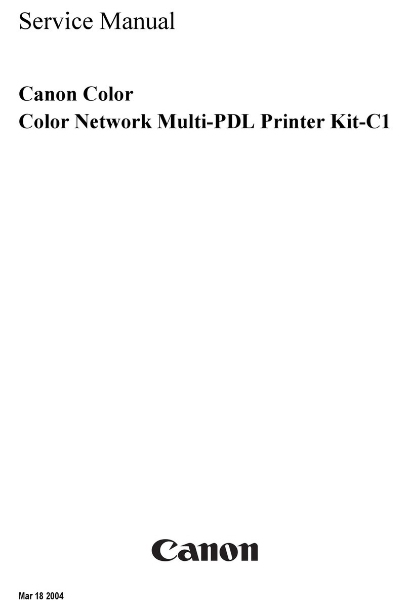 Canon Color Network Multi-PDL Printer Kit-C1 Service manual