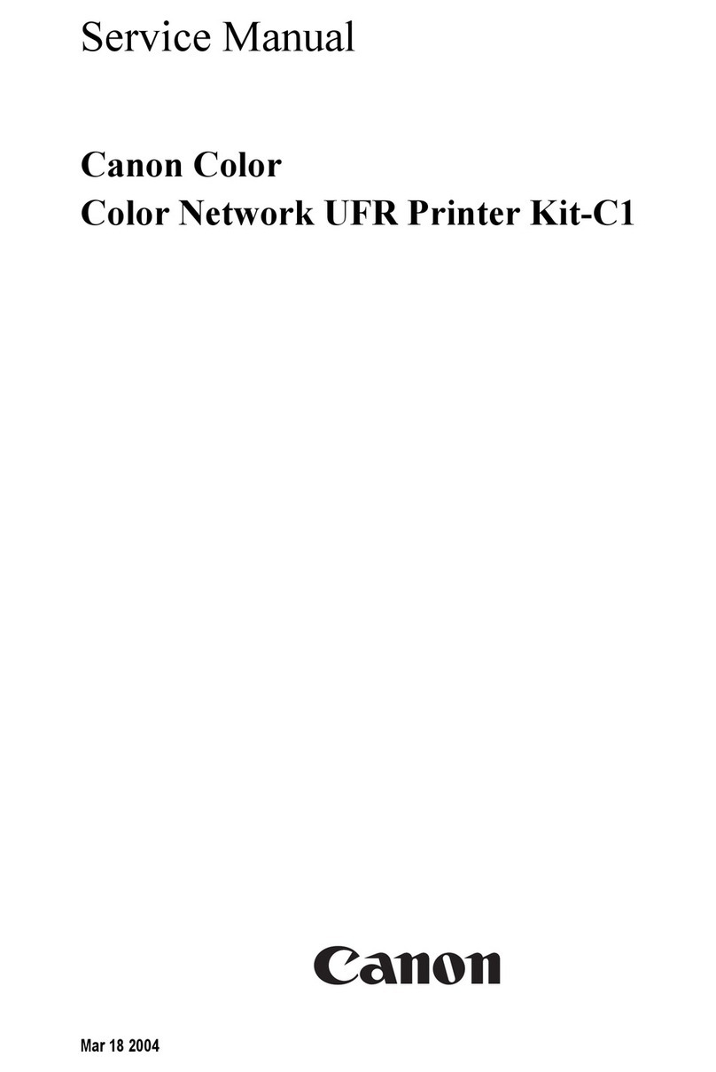 Canon Color Network UFR Printer Kit-C1 Service manual