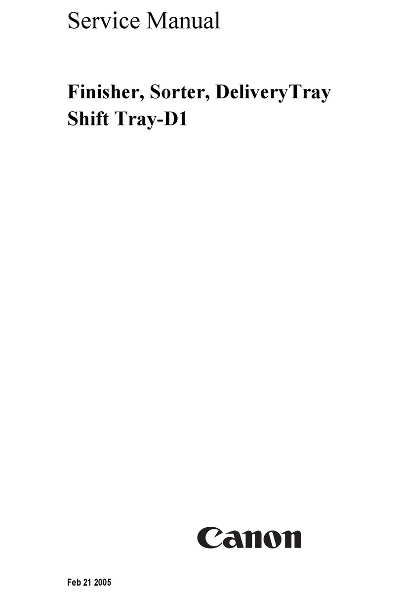 Canon Shift Tray-D1 Service manual