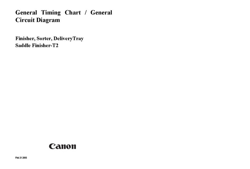 Canon Saddle Finisher-T2 Service manual