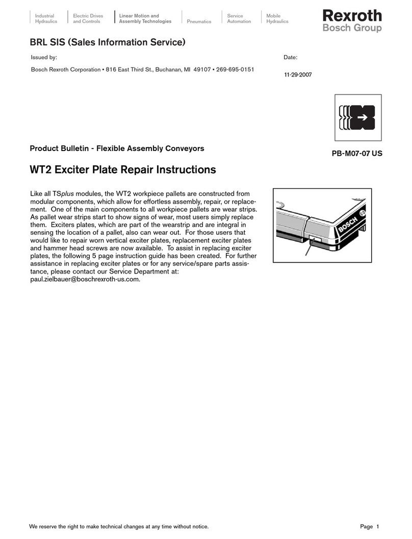 REXROTH WT2 Repair instructions
