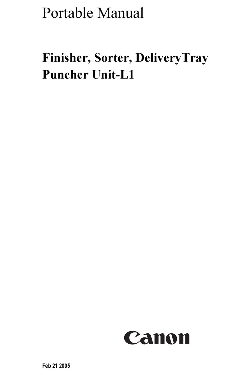 Canon Puncher Unit-L1 User manual