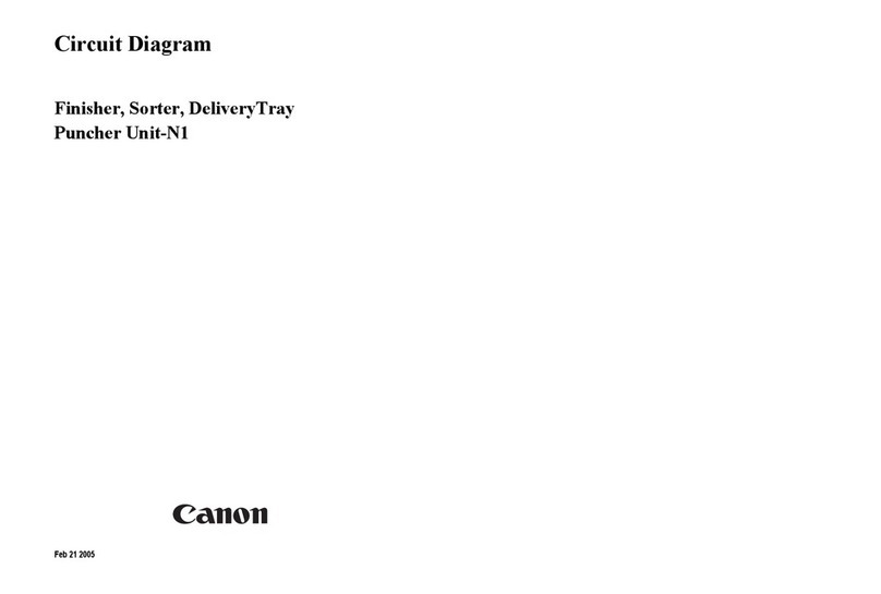 Canon Puncher Unit-N1 Circuit Diagram Canon Puncher Unit-N1 Circuit Diagram